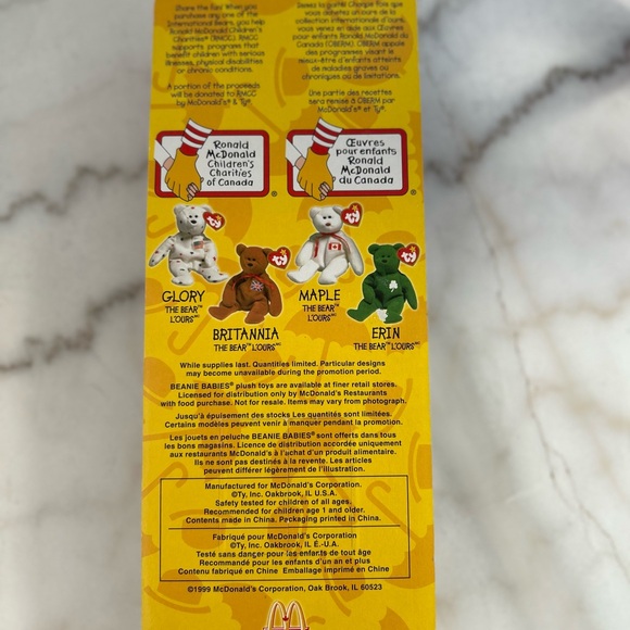 Ty Teenie Beanie Baby “Britannia” 1999 in Original Packaging | Rare Collectible - Picture 5 of 7